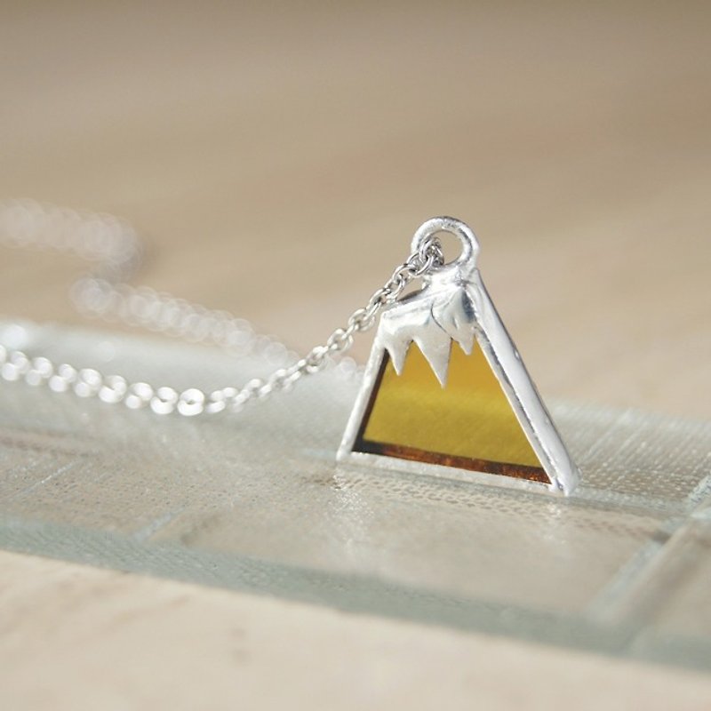 Beer Mountain Necklace - Necklaces - Paper Yellow