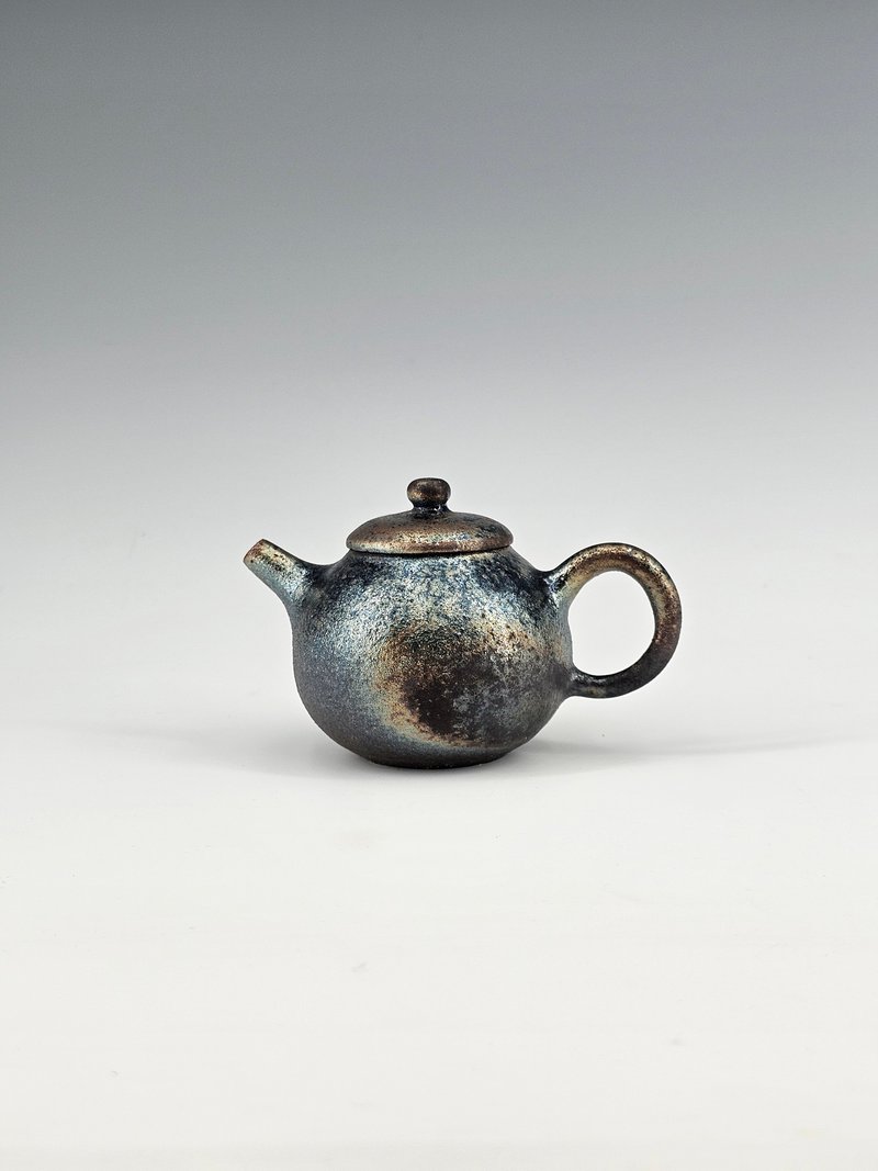 美國黑土柴燒鐵釉手作壺 - 茶壺/茶杯/茶具 - 陶 