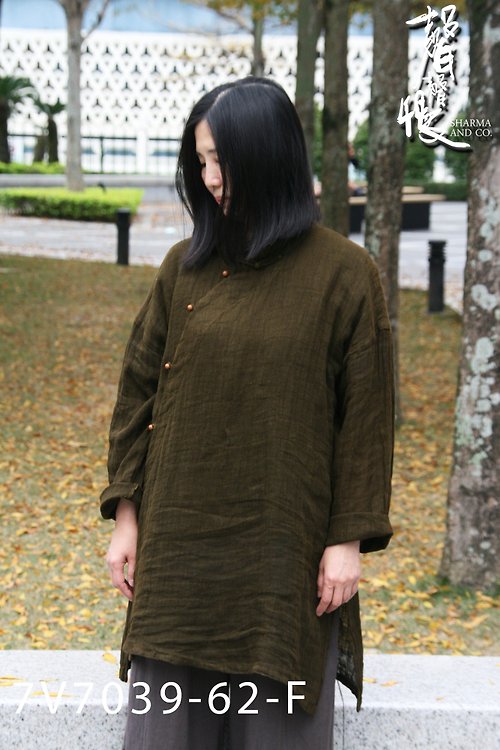聲聲慢手染服飾 【聲聲慢】中國服飾唐風改良女裝上衣 傳統服飾 手工染布 中國風