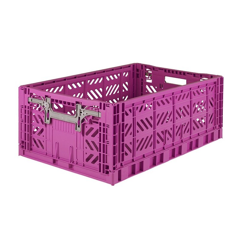 Turkey Aykasa Folding Storage Basket (L)-Violet - Storage - Plastic 