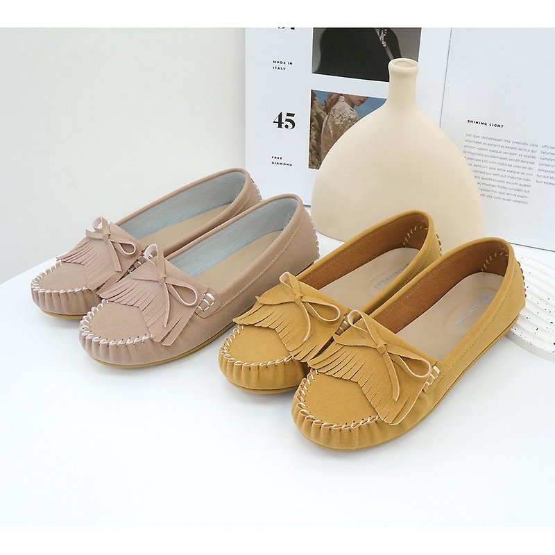 Full Size 23-27 Lazy Shoes MIT Classic Tassel Bean Shoes T53050 - Mary Jane Shoes & Ballet Shoes - Other Materials 
