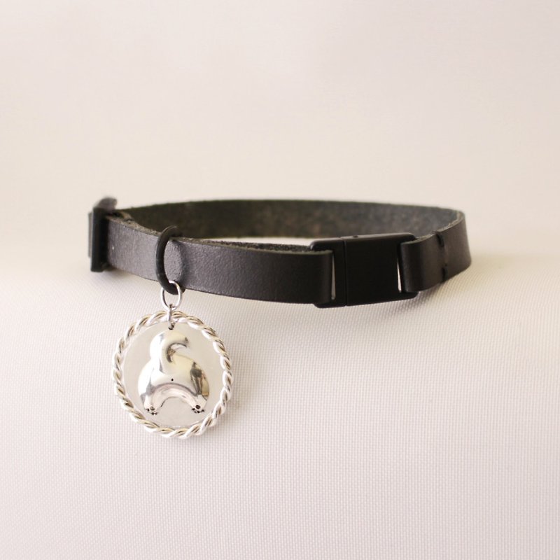 shiba inu butt pendant - Collars & Leashes - Silver Silver