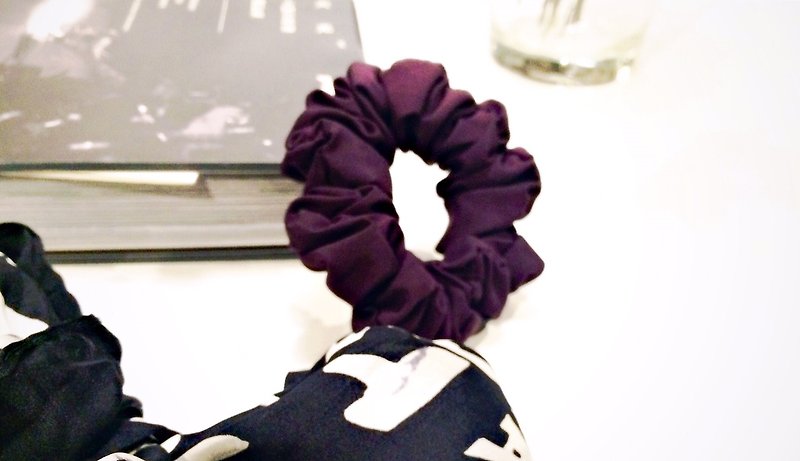 Dr.Pumpkin Large-intestine flower hair ring (large intestine ring) - Sho (보보경심: 려四王子) - Hair Accessories - Polyester Multicolor