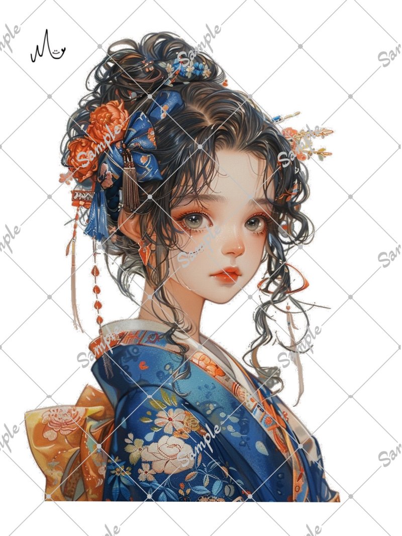 オリジナル人物ステッカー - 貼紙 - 紙 