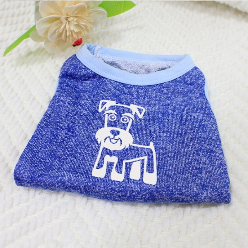 [NINKYPUP] Dog Reflective Clothes- Schnauzer, customized design - ชุดสัตว์เลี้ยง - ผ้าฝ้าย/ผ้าลินิน หลากหลายสี