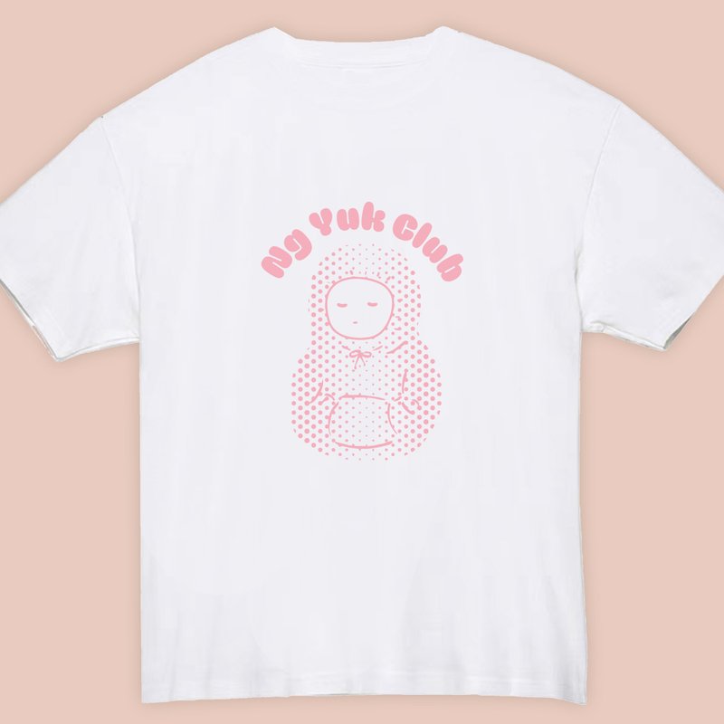 吳郁小姐 Ng Yuk Club | T 恤 - 女 T 恤 - 棉．麻 白色
