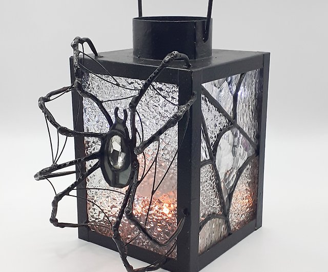 蜘蛛の巣６面ランプ - フロアスタンド
