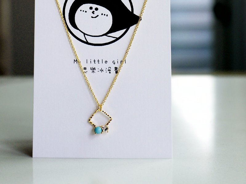 my little girl necklace - Necklaces - Other Metals Yellow