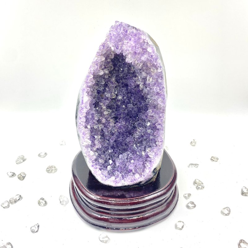 晶花紫晶蛋窩連訂造底座 | 水晶 | 水晶簇 | 水晶擺件 - 其他 - 水晶 紫色