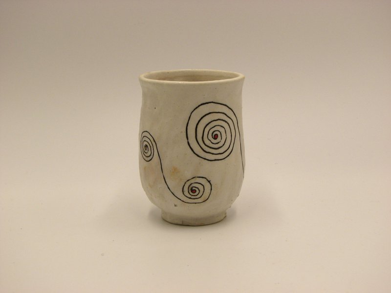 Guru Guru teacup - Cups - Pottery White