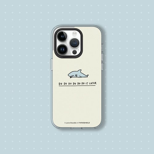 犀牛盾RHINOSHIELD Clear透明防摔手機殼∣ilovedoodle/鯊魚 for iPhone