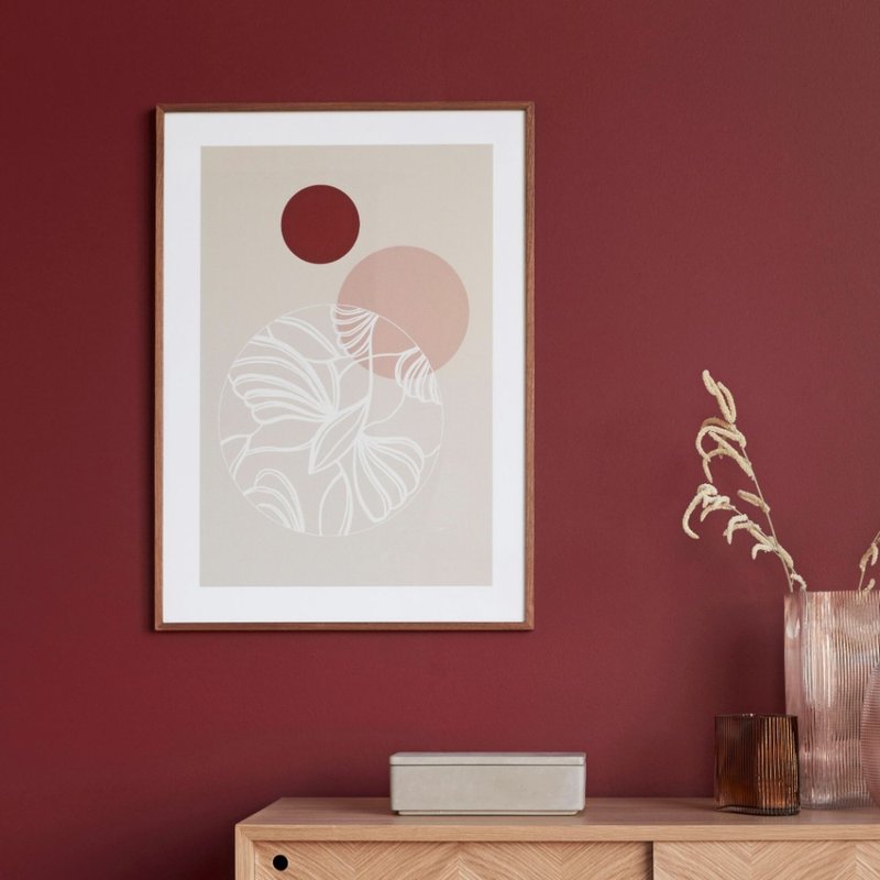 【Hübsch】－880897 Nordic style walnut wood picture frame (with pictures) - large hanging picture - กรอบรูป - ไม้ สีนำ้ตาล