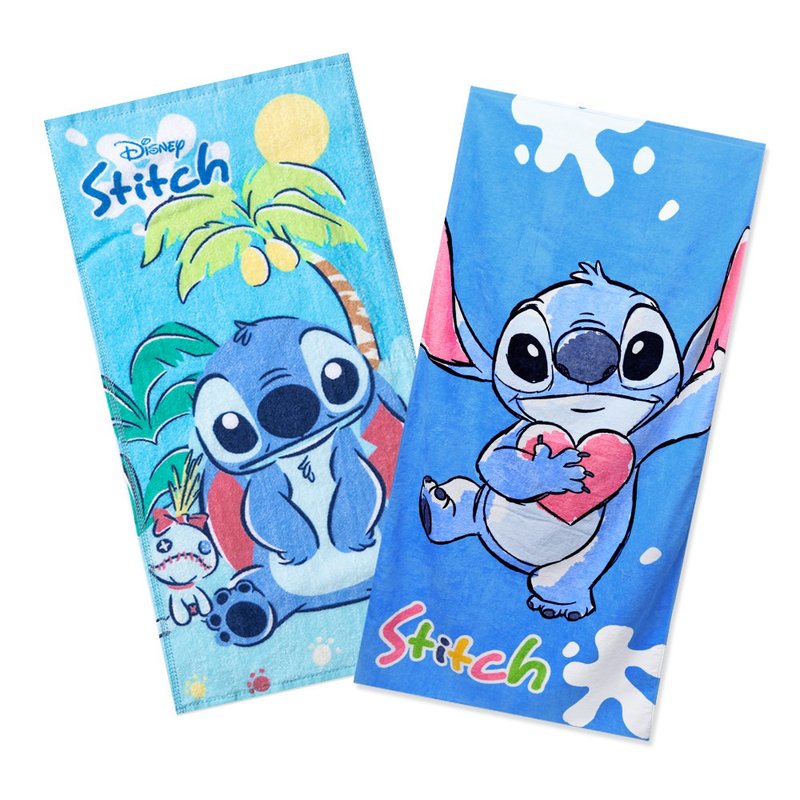 【ONEDER Wanda】Disney Stitch Kids Towel LH-DB003, LH-DB004 - Towels - Cotton & Hemp 