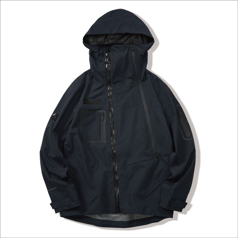 [Anniversary] PALLADIUM men's waterproof hooded side zipper jacket 108453 - เสื้อโค้ทผู้ชาย - ผ้าฝ้าย/ผ้าลินิน หลากหลายสี