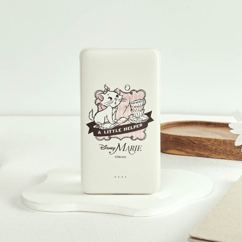 Disney Cats And Dogs-瑪麗貓款做家事雙線快充10000mAh行動電源 - 行動電源/充電線 - 塑膠 多色