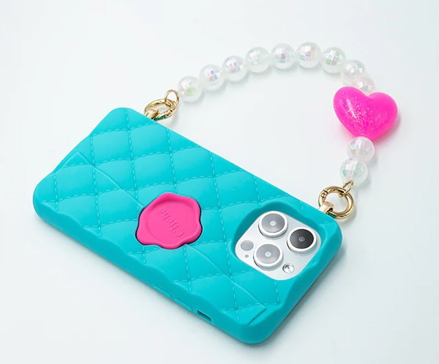 Candies-TW】iPhone 15 シリーズ - ハート型シャネル風