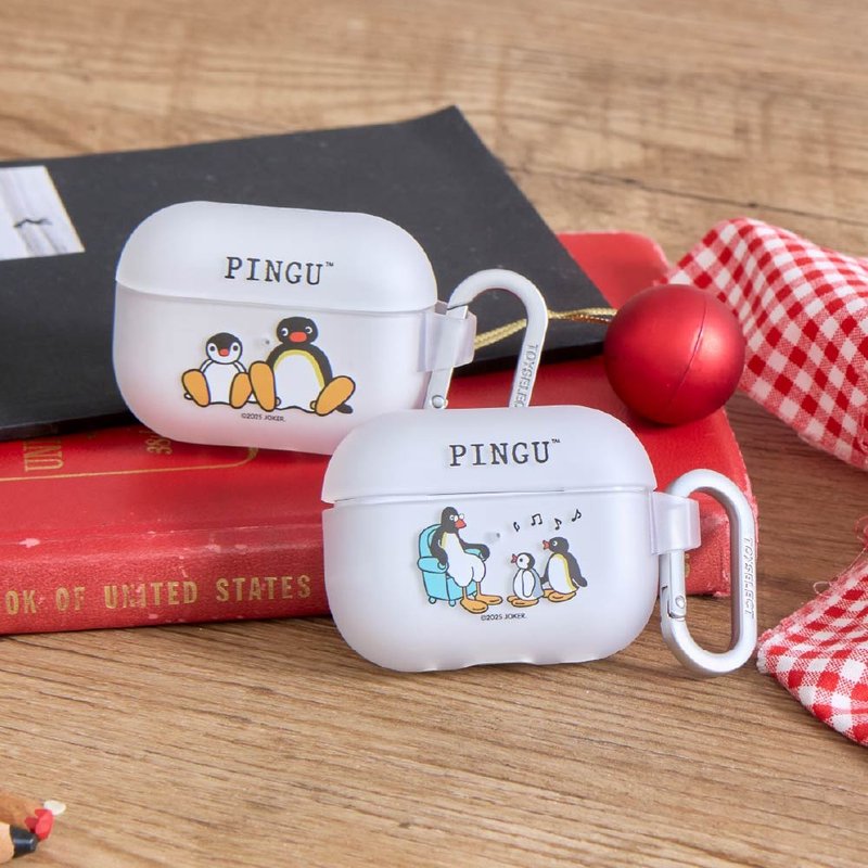 PINGU唱歌給爺爺聽強悍防摔AirPods保護套 - AirPods/耳機保護套 - 塑膠 多色
