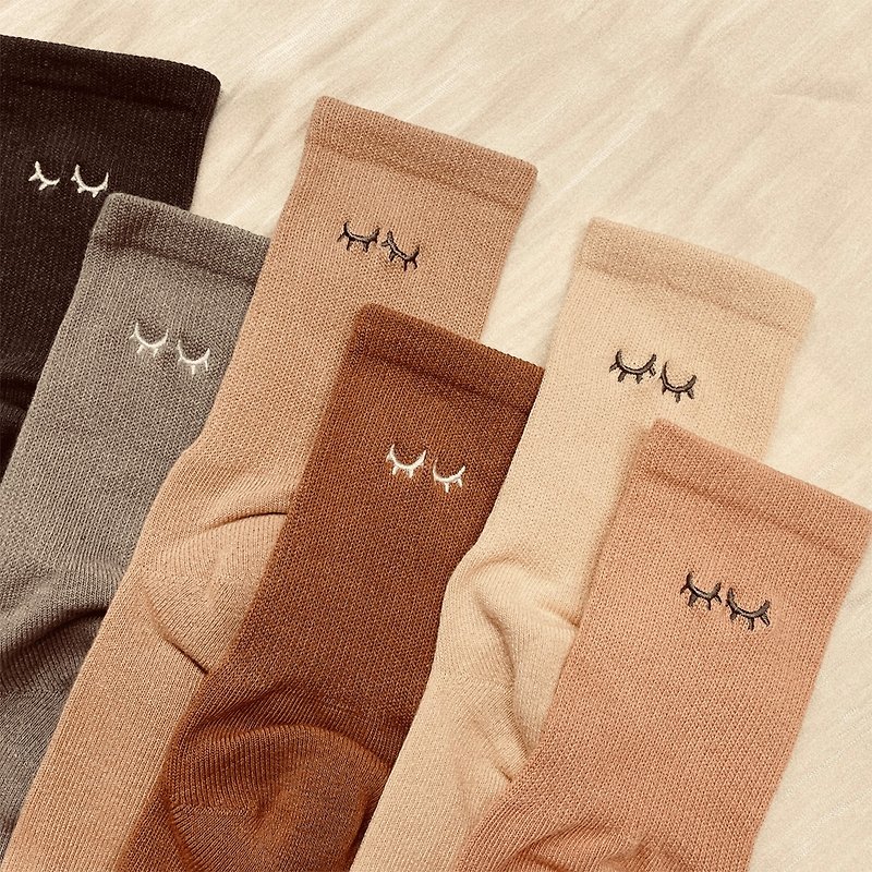 SocksUP 抑菌膠原蛋白除臭襪 | 經典瑞士捲六色系 | 專利氣墊 - 襪子 - 棉．麻 