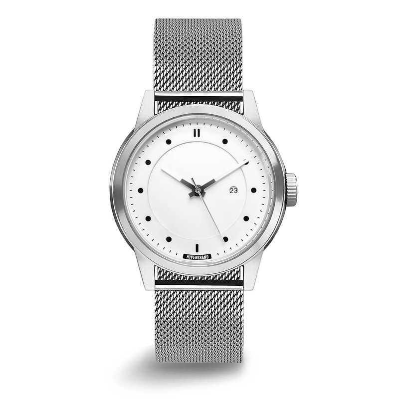 HYPERGRAND - Maverick 冷鋼系列 - 銀白錶盤米蘭帶 手錶 - 女裝錶 - 其他材質 銀色