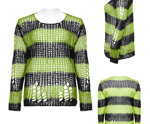 ★韓国人気★LOOKPLE★LOOK ROMAN RAVE WOOL CHECK SWEATSHIRT Punk Street Witch Doctor Mohair Top - Black / White / Red