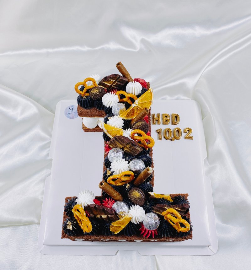 數字 蛋糕 生日蛋糕 客製化 甜點 彌月 婚禮 母親節 6 8吋面交 - 蛋糕/甜點 - 新鮮食材 紅色