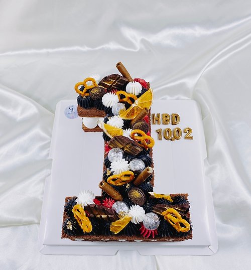 GJ.cake 數字蛋糕 生日蛋糕 客製 造型 周歲寶寶 母親節 6 8吋面交