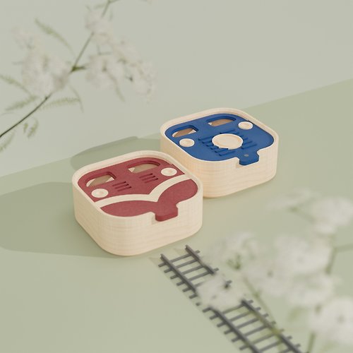 獨木設計 UniWoodesign 阿里山小火車 - 迷你收納盒 / 實木製 2色可選