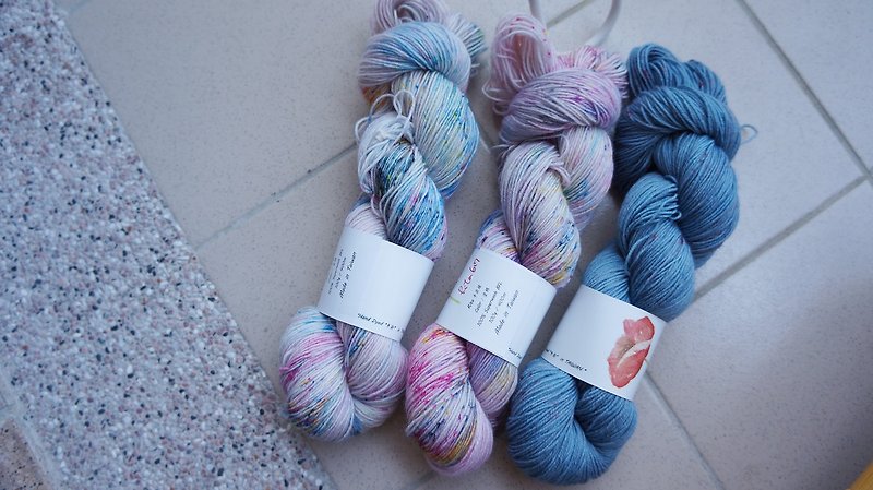 Hand-dyed thread order form - Knitting, Embroidery, Felted Wool & Sewing - Wool 