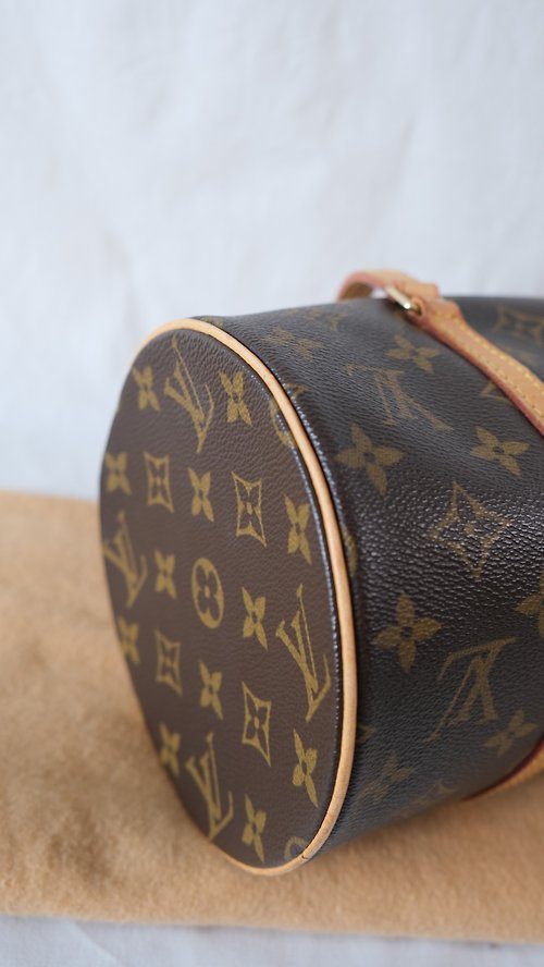Louis Vuitton Papillon 30 handbag side backpack handbag with gold