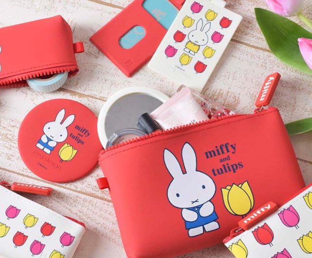 春限定】miffy&tulips ミッフィーとチューリップシリコーンストレージ