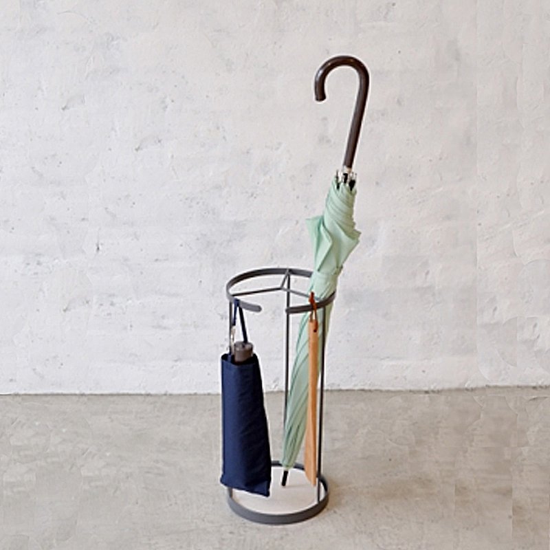CB Japan Minimalist Series Umbrella Stand with Diatom Base Cylindrical Type (Two Colors Available) - Other - Other Metals Gray