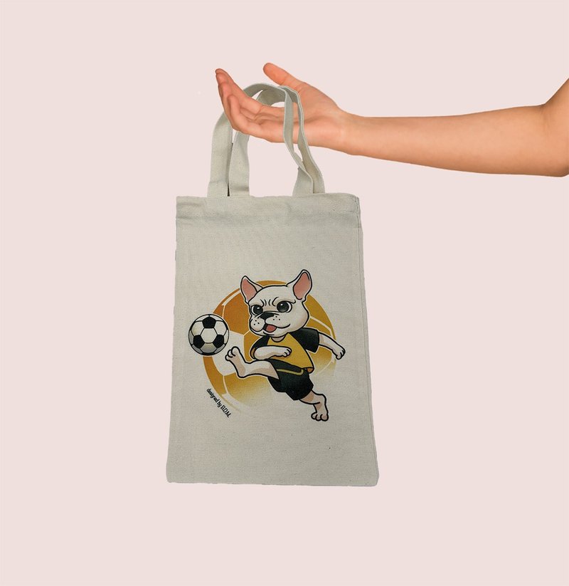 Football French | Eco-friendly bag | Customizable - Handbags & Totes - Polyester 