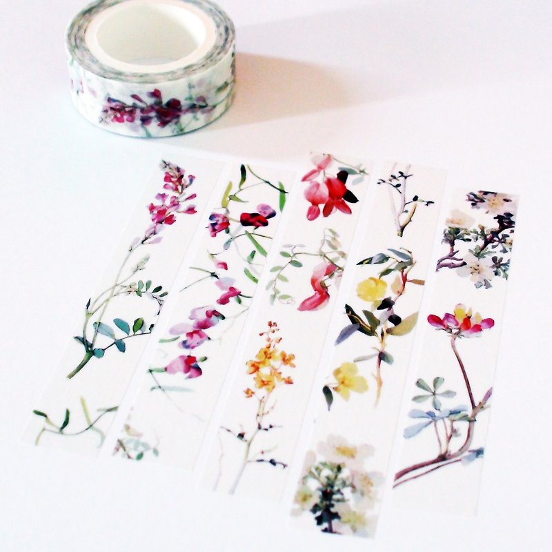 Masking Tape Wild Flowers - Washi Tape - Paper 