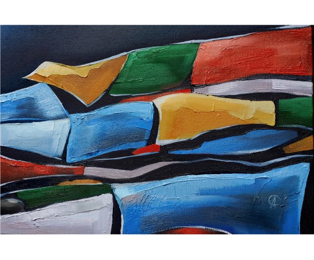 絵画 絵 ペルー チチカカ湖 アート paint 絵画