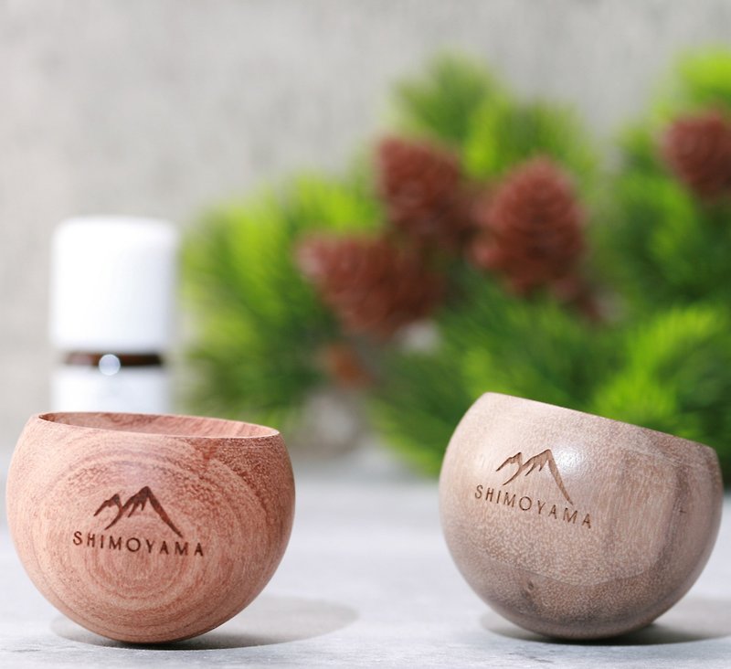 Essential oil diffuser woody egg incense cup diffuser cup - น้ำหอม - ไม้ 