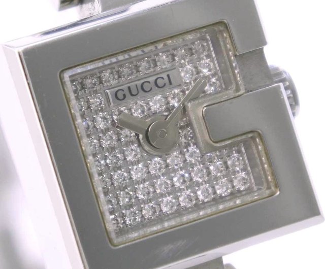日本直送】グッチ GUCCI 腕時計 102 SS × サテン クオーツ