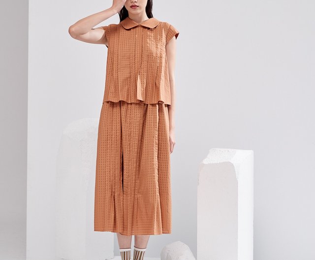 small pleated dress
