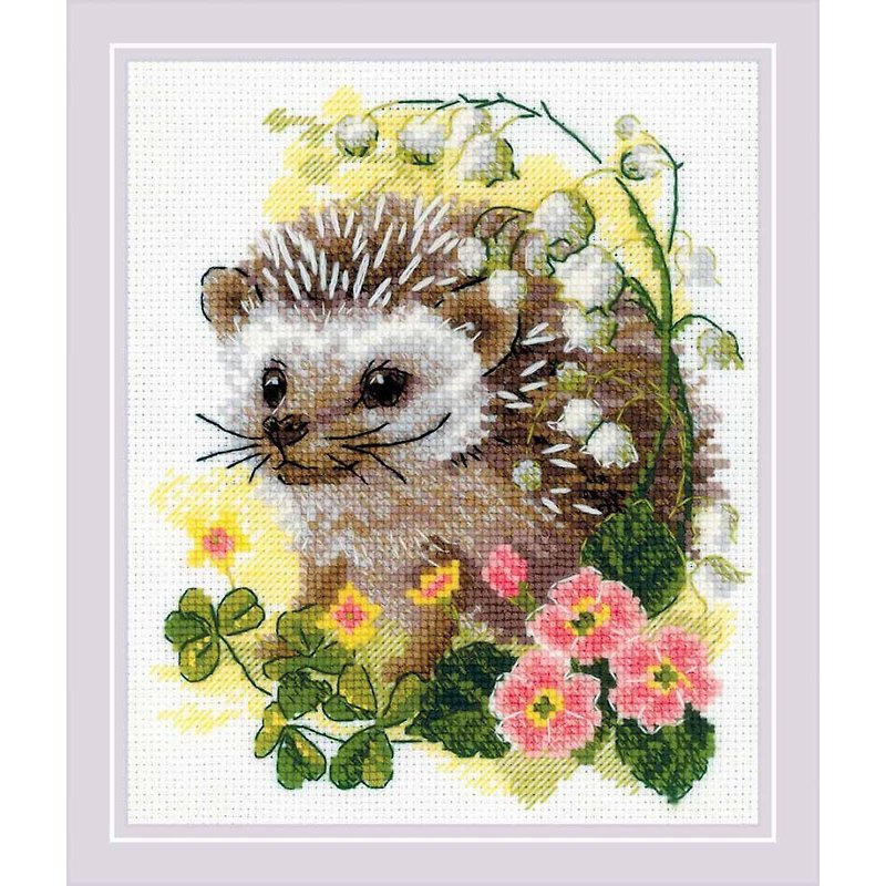 RIOLIS cross-stitch material kit - small thorns in the flowers - Knitting, Embroidery, Felted Wool & Sewing - Other Materials 