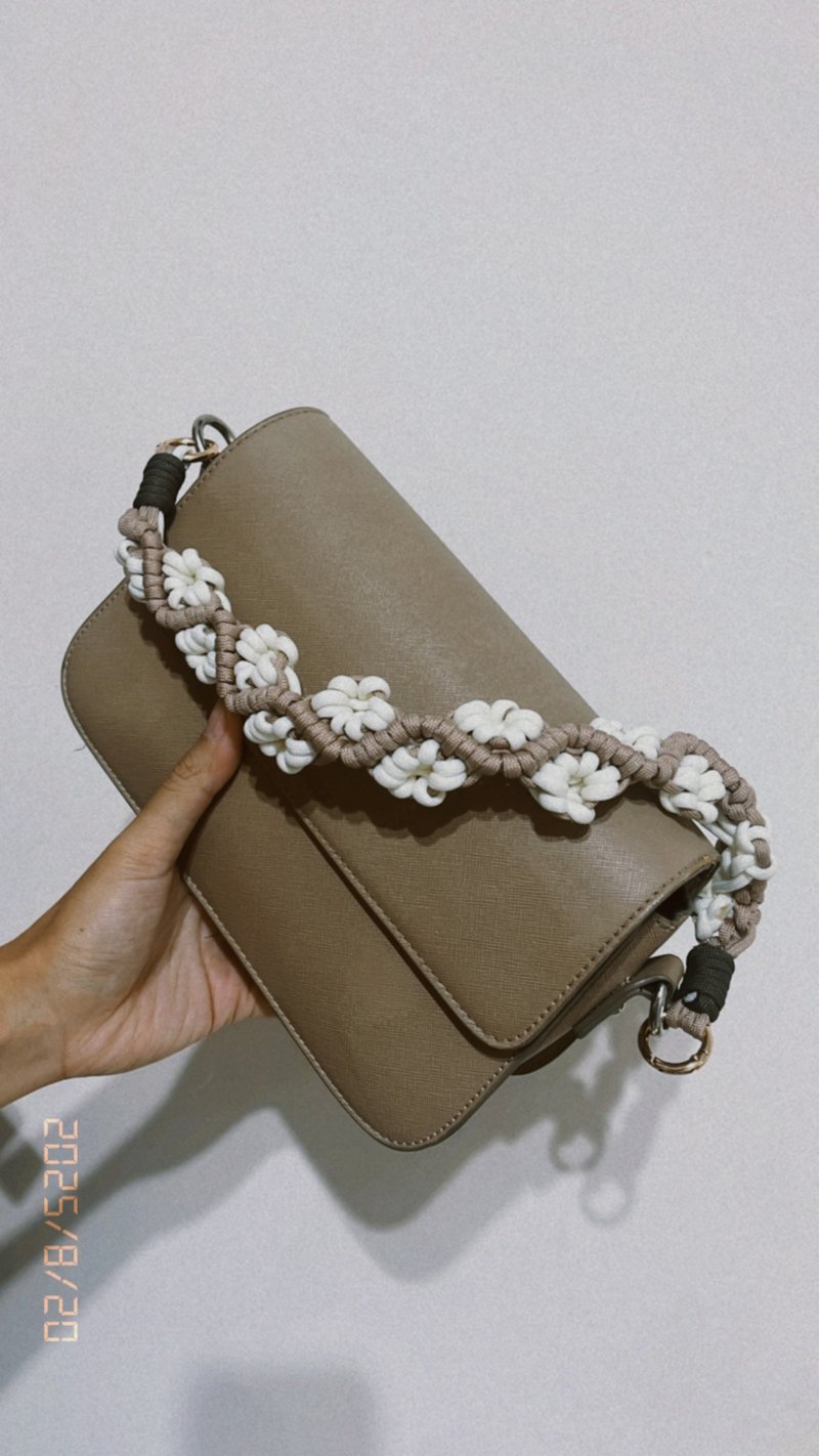 花結編織帶 | 傘繩編織替換包帶 Woven Paracord Bag Strap - 手拿包 - 尼龍 多色