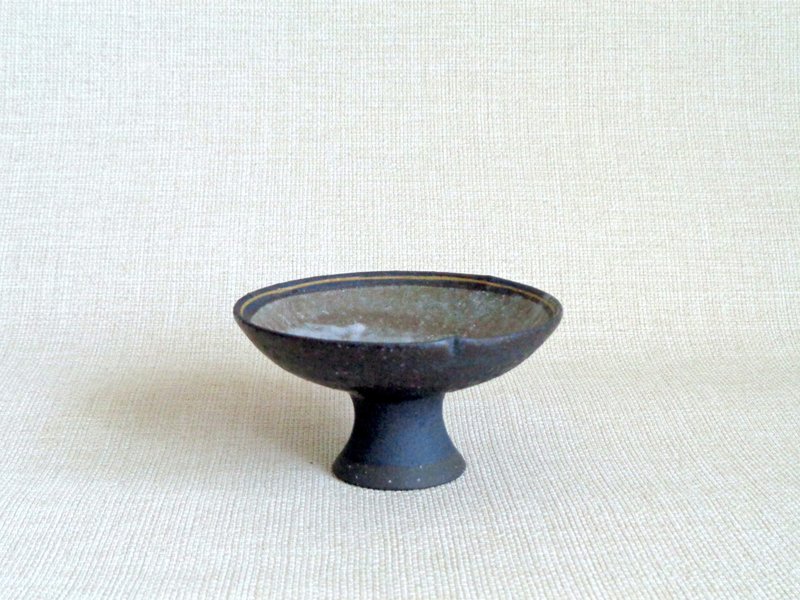 高杯 金彩輪花b - 其他 - 陶 灰色