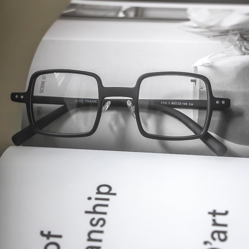 Lightweight Straight Frame Optical Glasses-Foggy White/Translucent Grey/Fog Black Gift - Glasses & Frames - Other Materials White