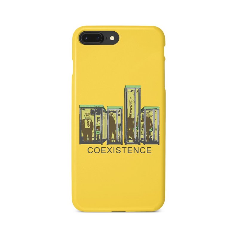 iPhone ケース / coexistence - 手機殼/手機套 - 塑膠 黃色