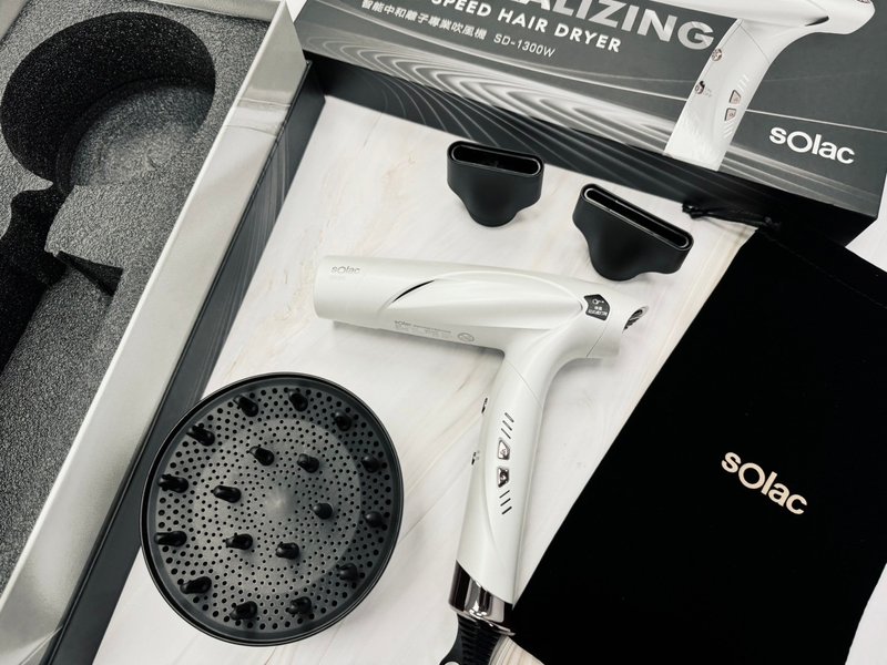 【Solac】 SD-1300 Intelligent Neutralizing Ion Professional Hair Dryer - เครื่องใช้ไฟฟ้าขนาดเล็กอื่นๆ - พลาสติก 