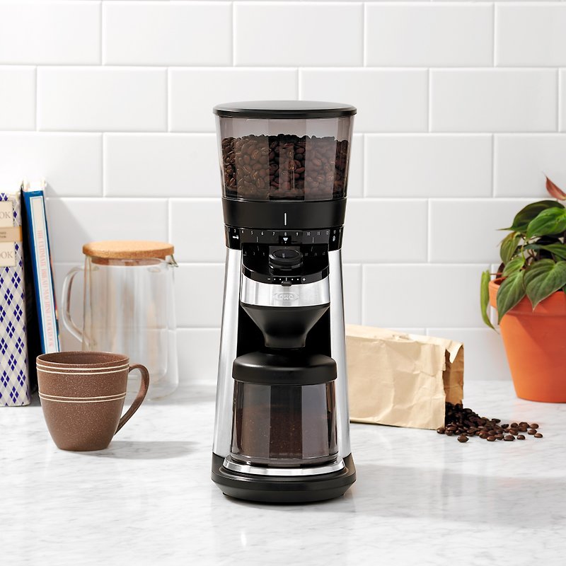 停產-OXO 智慧錐盤磨豆機 - 咖啡壺/咖啡器具 - 不鏽鋼 黑色