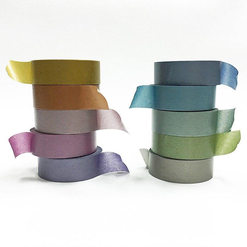 mt Masking Tape Limited Edition【Pearl 10-roll Set (MT01K623-632)】 - Washi Tape - Paper Multicolor