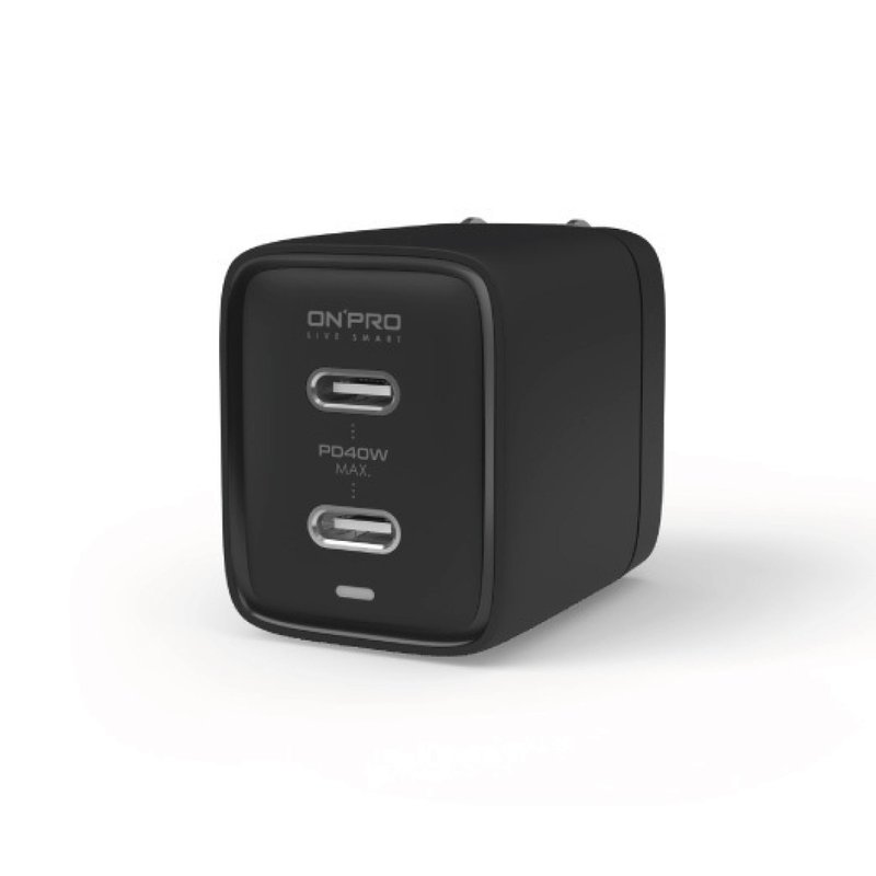 ONPRO UC-QB40 GAN 40W rapid charger [MIST O applicable / dual Type-C] - Other - Plastic Black