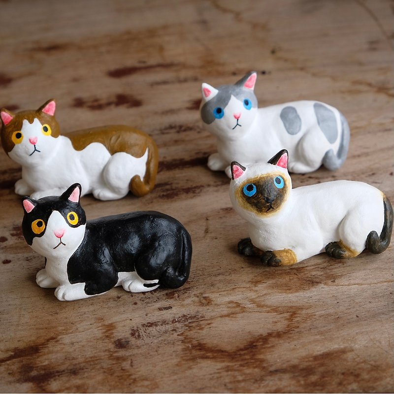 [Customized gifts] Cat corner healing ornaments - ของวางตกแต่ง - วัสดุอื่นๆ 