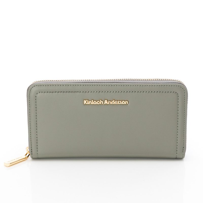 【Kinloch Anderson】Carol 拉鍊長夾-鐵灰 - 銀包 - 人造皮革 灰色