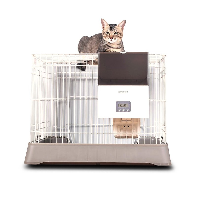 其他材質 寵物碗/碗架 黑色 - PETWANT 籠子專用寵物自動餵食器 F4 LCD(不含籠子)