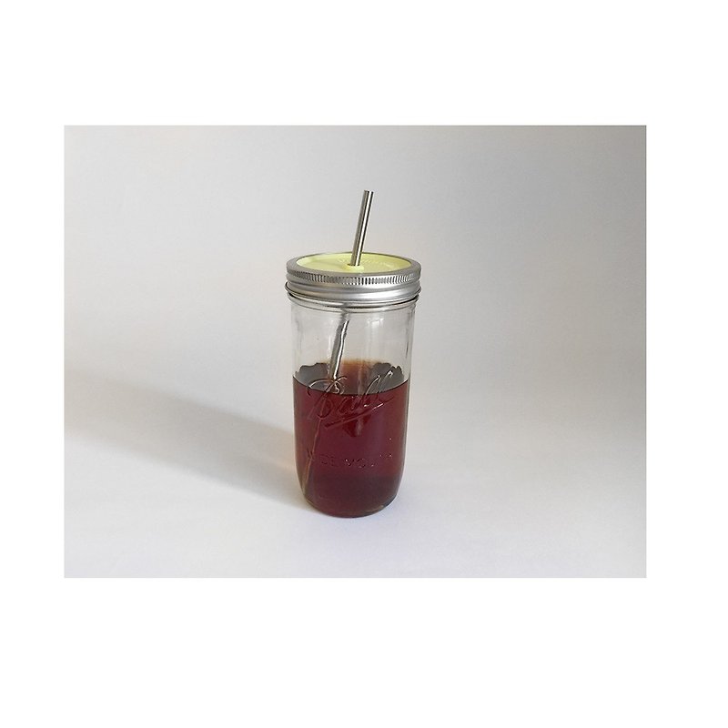 梅森罐 - 24oz搖搖杯飲料組(顏色隨機出貨) - 收納箱/收納用品 - 玻璃 